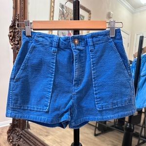 Pam & Gela Corduroy blue shorts